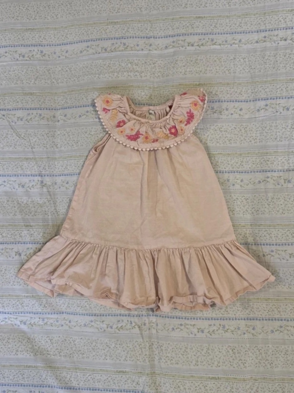 H&M Cream and pink floral dress